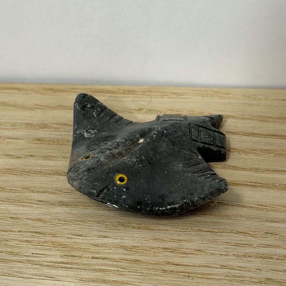 Miniature Animals StoneCarved Soapstone Figurine Shark Stingray Dogs Whale - Picture 4 of 6